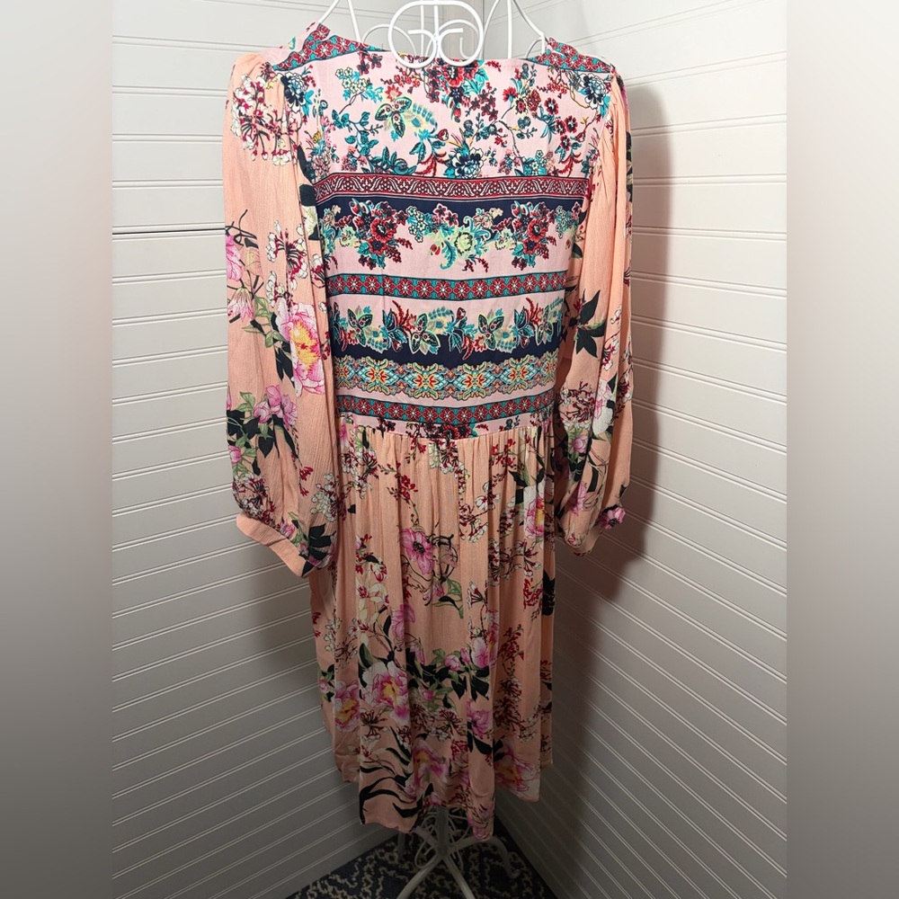 Umgee Floral Blush Mini Dress - Picture 5 of 10
